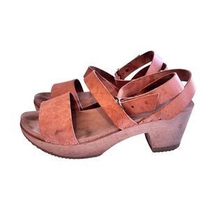 Zuzii Tan Leather Sandals 38